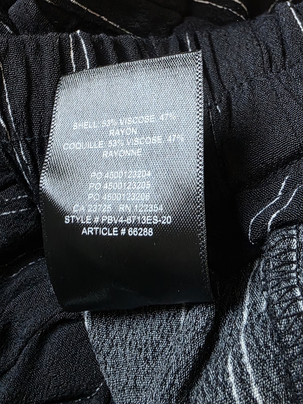 NWOT Aritzia Wilfred Faun Crepe Pants - Black/Oak Size M - Picture 8 of 8
